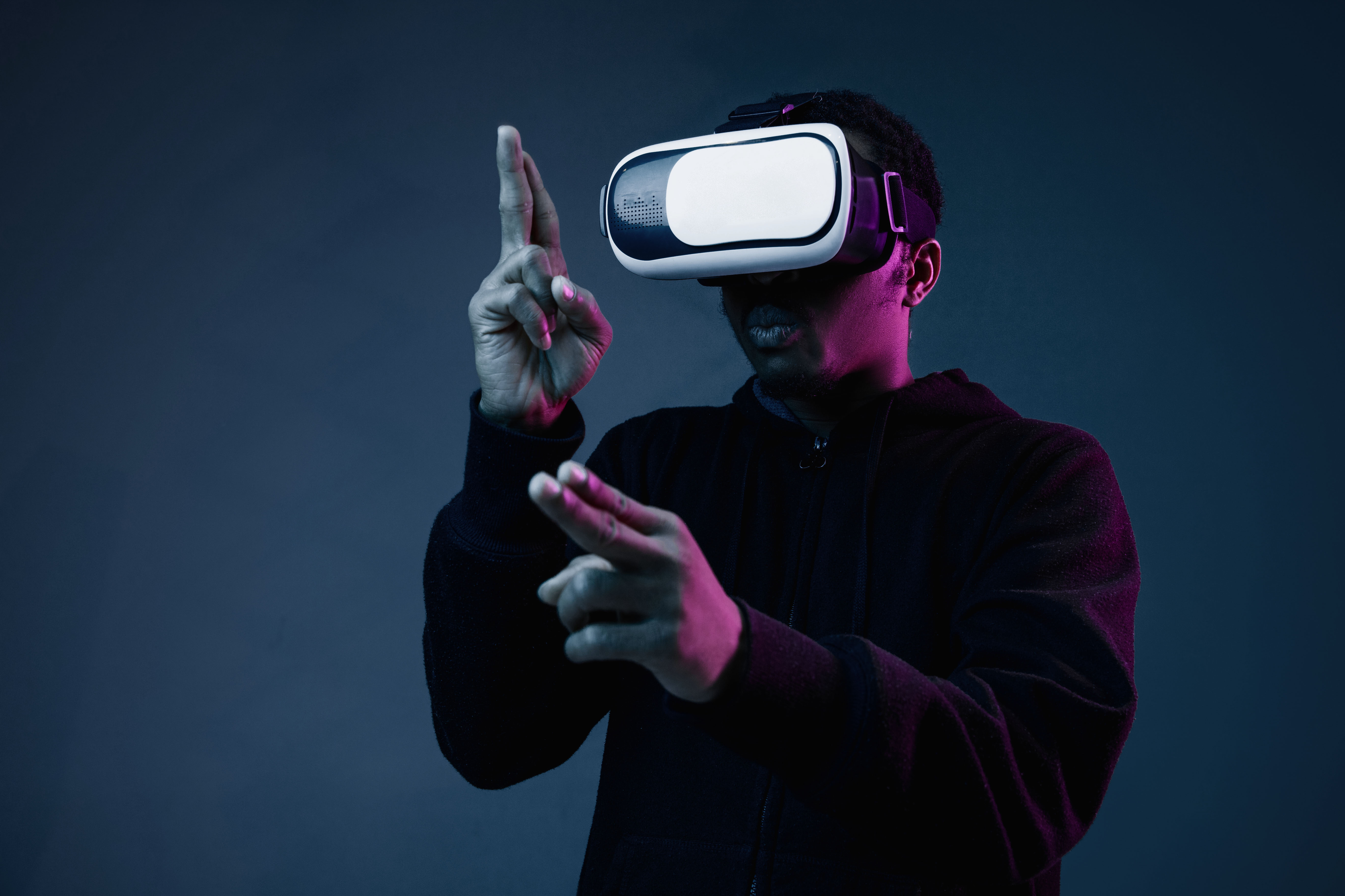 Team working on computers